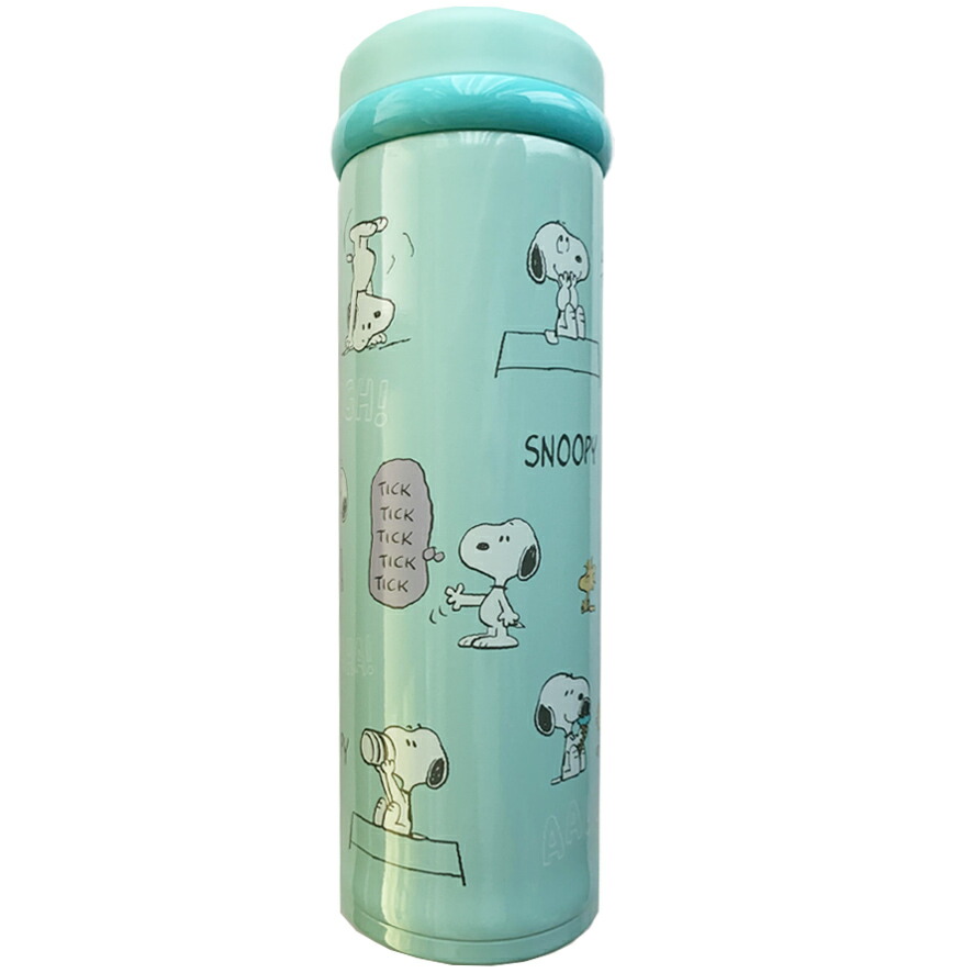 楽天市場 水筒 おしゃれ 直飲み かわいい スヌーピー グッズ ステンレスボトル 350ml アウトドア プレゼント キャラクター 雑貨 ホワイト ａ柄 プリマステラ