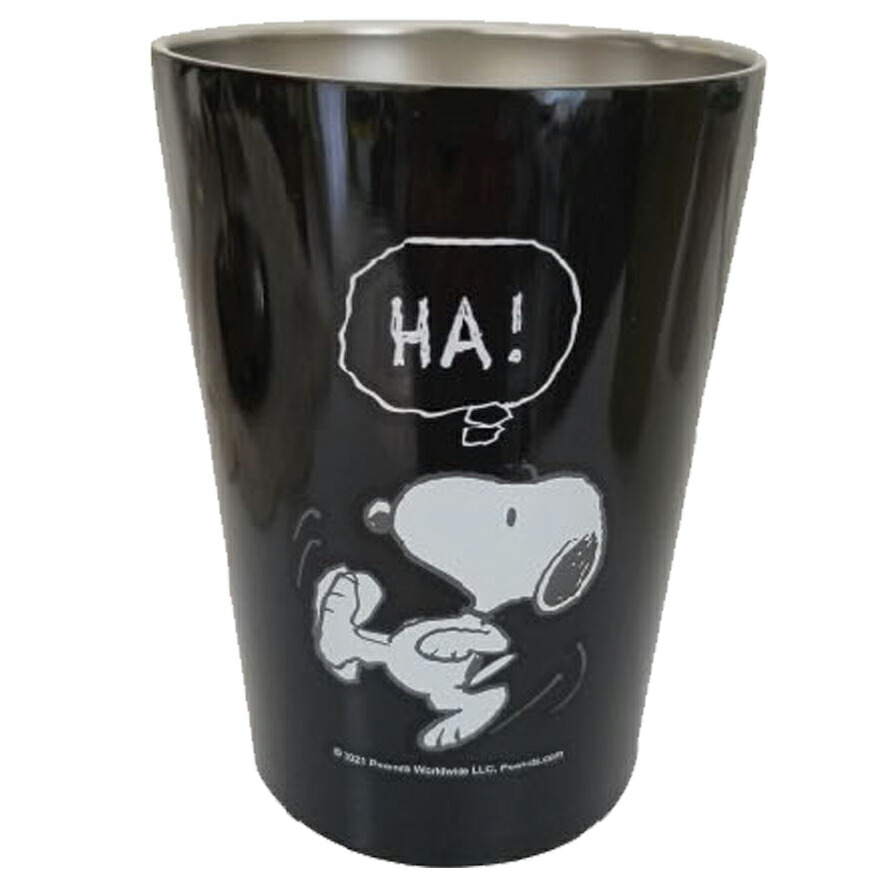 楽天市場 コンビニコーヒー タンブラー 保温 ステンレス かわいい スヌーピー グッズ プレゼント キャラクター 雑貨 ブラック ａ柄 プリマステラ