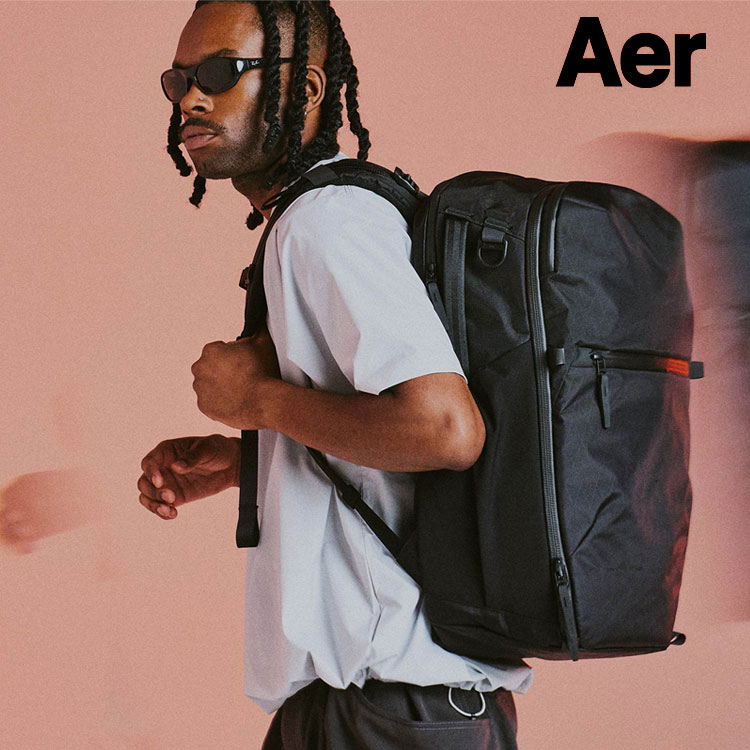 【2026春夏新作】エアー Aer Travel Pack 4 35L X-pacトラベルパック 4 35リットル エックスパック 国内正規品 Travel Collection AER 29071 バックパック リュック 鞄 ビジネス カジュアル メンズ バリスティックナイロン ブラック