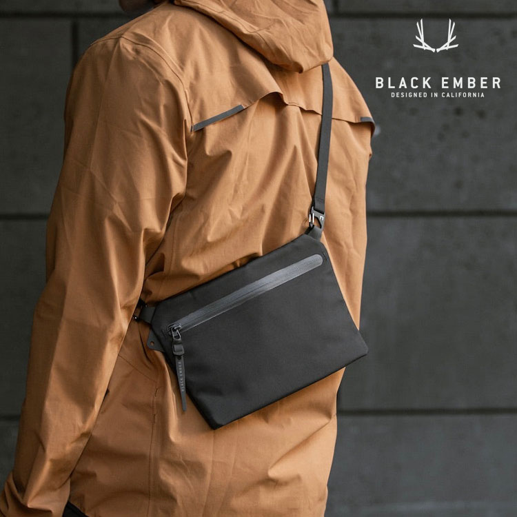 【40%OFFクーポン対象】【旧モデル】Black Ember ブラックエンバー SACOCHE_01 サコッシュ 7223016 国内正規品 ショルダーバッグ スリングバッグ メンズ ブラック ネイビー オレンジ ナイロン SACOCHE