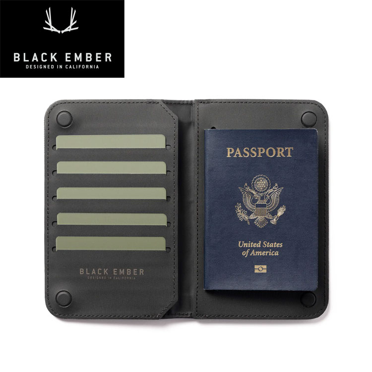 【ブラックエンバー正規取扱店】Black Ember ブラックエンバー MAGFOLD TRAVEL WALLET マグフォールドトラベルウォレット 7226003 国内正規品 メンズ 財布 スマートウォレット トラベルウォレット ナイロン ブラック ミニ財布 カードケース パスポート入れ