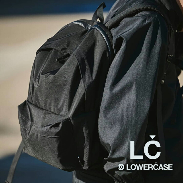 【26SSモデル】LC by LOWERCASE エルシーバイロウワーケース DAYPACK L (LC02) デイパック Lサイズ リュック ユニセックス バックパック リュックサック ビジネス カジュアル 通勤 通学 鞄 bag バッグ ブラック 黒 30L