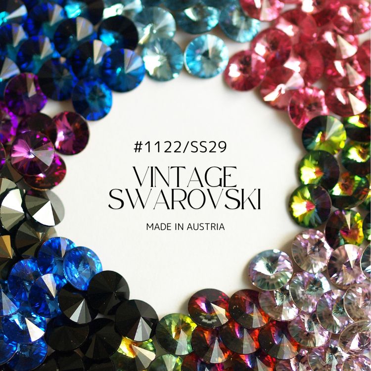 楽天市場】PP31 スワロフスキー・クリスタル チャトン 《ブルー