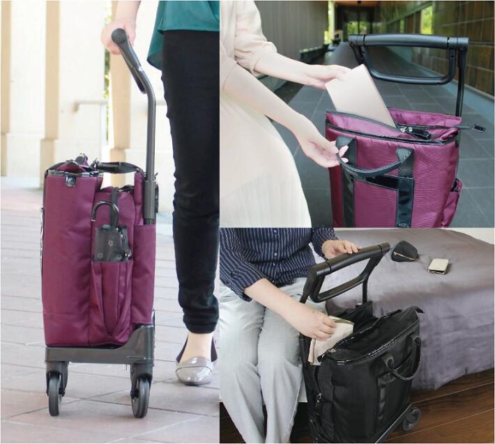 完璧 送料無料 幸和製作所 Aカート レフィノz Wcc11 ショッピングカート ４輪 買い物カート 折りたたみ 軽量 横押し おしゃれ 保冷 シルバーカー 歩行補助 カート キャリーバッグ 母の日 2wayハンドル 予防 歩行器 敬老の日 Fucoa Cl