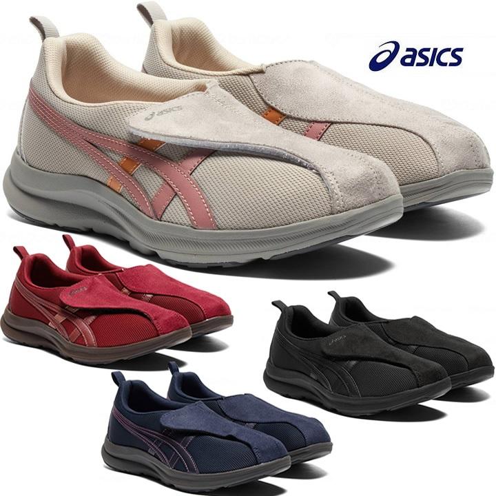 お上さん用 レディース ASICS アシックス ライフウォーカー 1292A018 21.5～25.0糎 アシックス商事 スニーカー 靴 くつ 介護 老いらく者