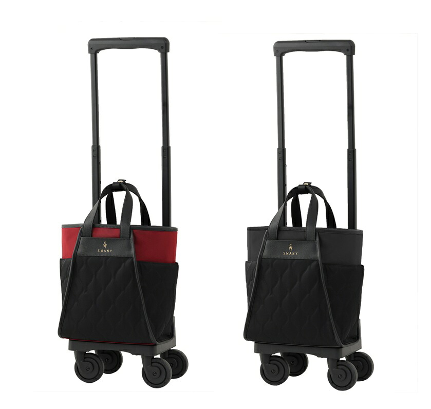 キャリーバッグ おしゃれ SWANY スワニー D-676 ブーフォ M18 4輪ストッパー付 買い物 旅行|介護用品のプライムケア