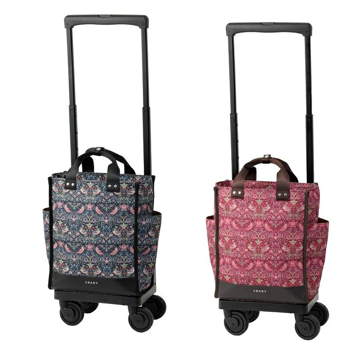 キャリーバッグ おしゃれ SWANY スワニー D-657 モリスバイスワニー M18 4輪ストッパー付 買い物 旅行｜介護用品のプライムケア