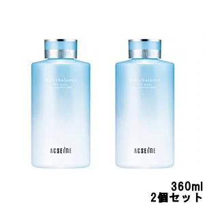 アクセーヌ川 モイストバランスローション 360ml 2個書き割り [ ACSEINE かざり付ける水 ひと肌世話をする モイストバランスローション 細孔 保湿ジェル も一般受け ] 【 宅配便 貨物輸送無料 】