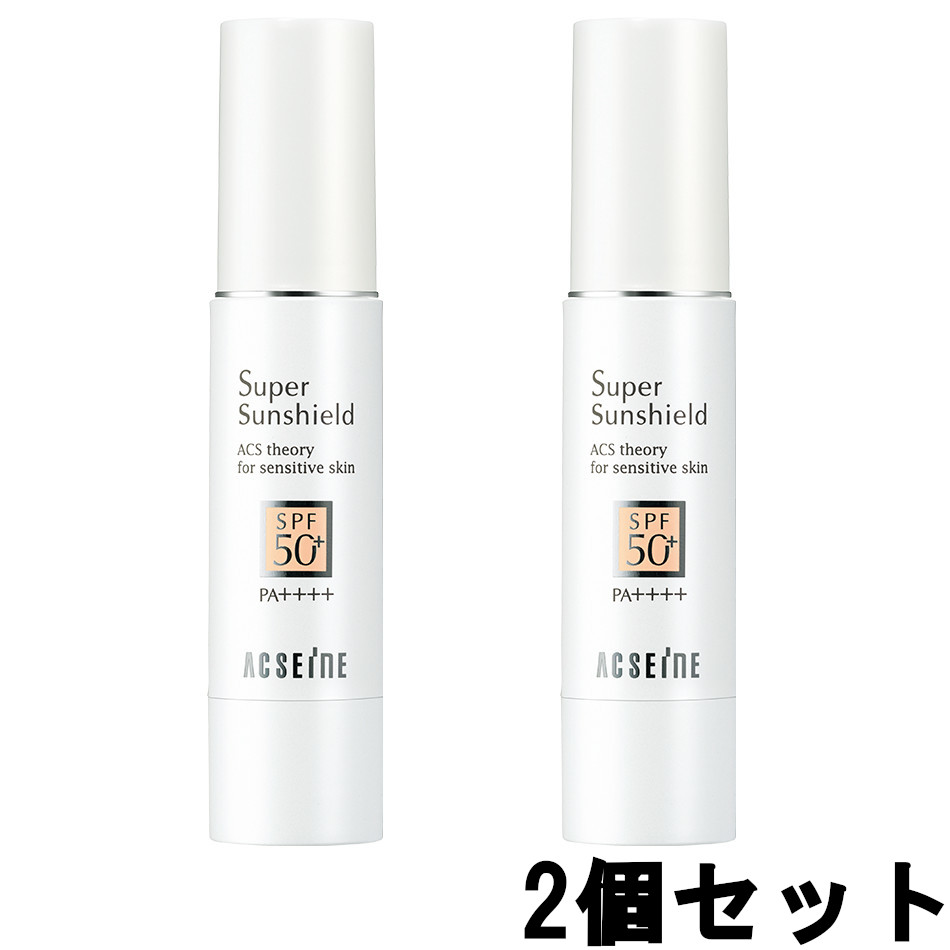 アクセーヌ スーパーサンシールド Ex R Spf50 Pa 22g 2個セット 日焼け対策 Uvカット 化粧下地 化粧品 Acseine Uvケア 日焼け止め