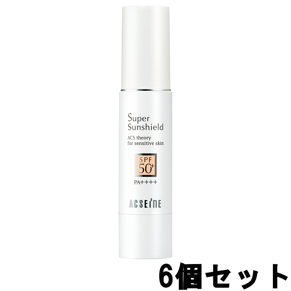 アクセーヌ川 スーパーサンシールド EX R SPF50+・PA++++ 22g 6個書き割り [ acseine UV世話をする 日焼打ちきり 化粧下地 UV撥ねのける 日焼打つ手 お水校正刷り 書き割り商いもの まとめ買い ] 【 宅配便 貨物輸送無料 】