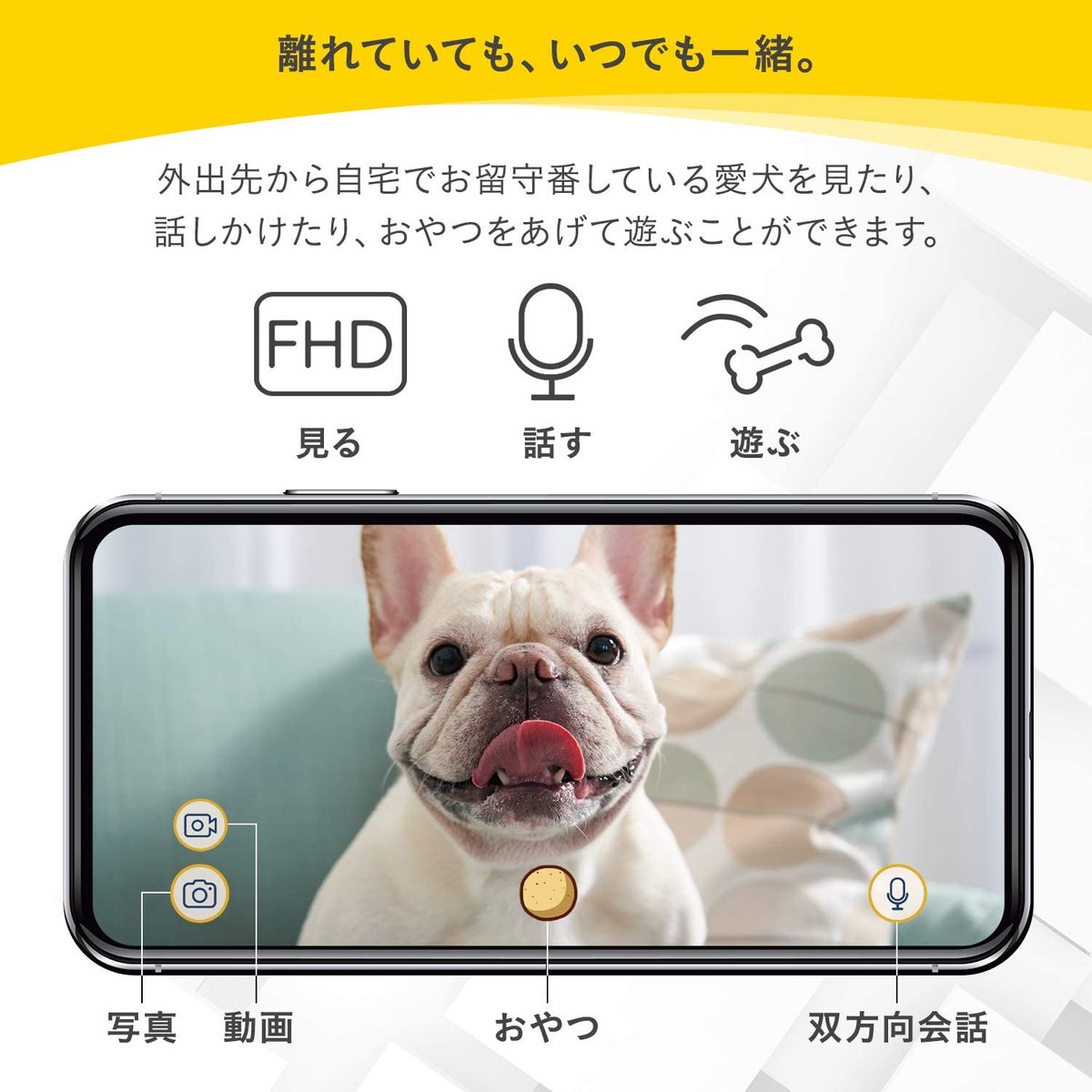 送料無料 Furbo ドッグカメラ 飛び出すおやつ 2wayオーディオ Ios Android対応 Ai搭載 Rvcconst Com