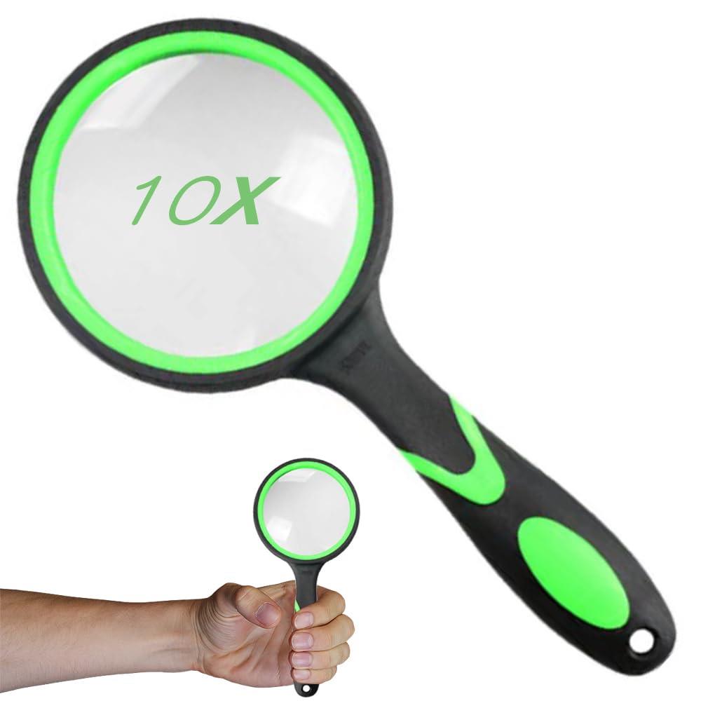 楽天市場】NZQXJXZ読書用拡大鏡5X拡大鏡全ページルーペ43個の超高輝度