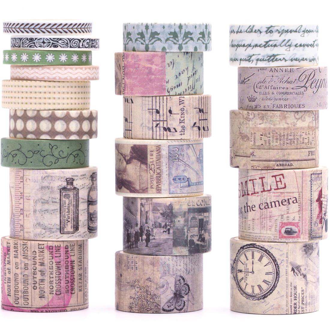 楽天市場】マスキングテープ7点セット 和紙テープ 2cm×10M イギリスの