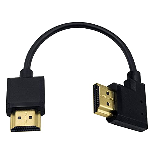 【楽天市場】【送料無料】Duttek HDMI2.0ケーブル，0.15m 短いHDMI ケーブル，L型HDMI アダプタ右向き 90 度