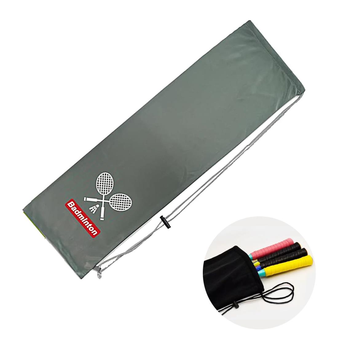 楽天市場】バドミントンラケットケース【1枚、7色をご用意】ナイロン