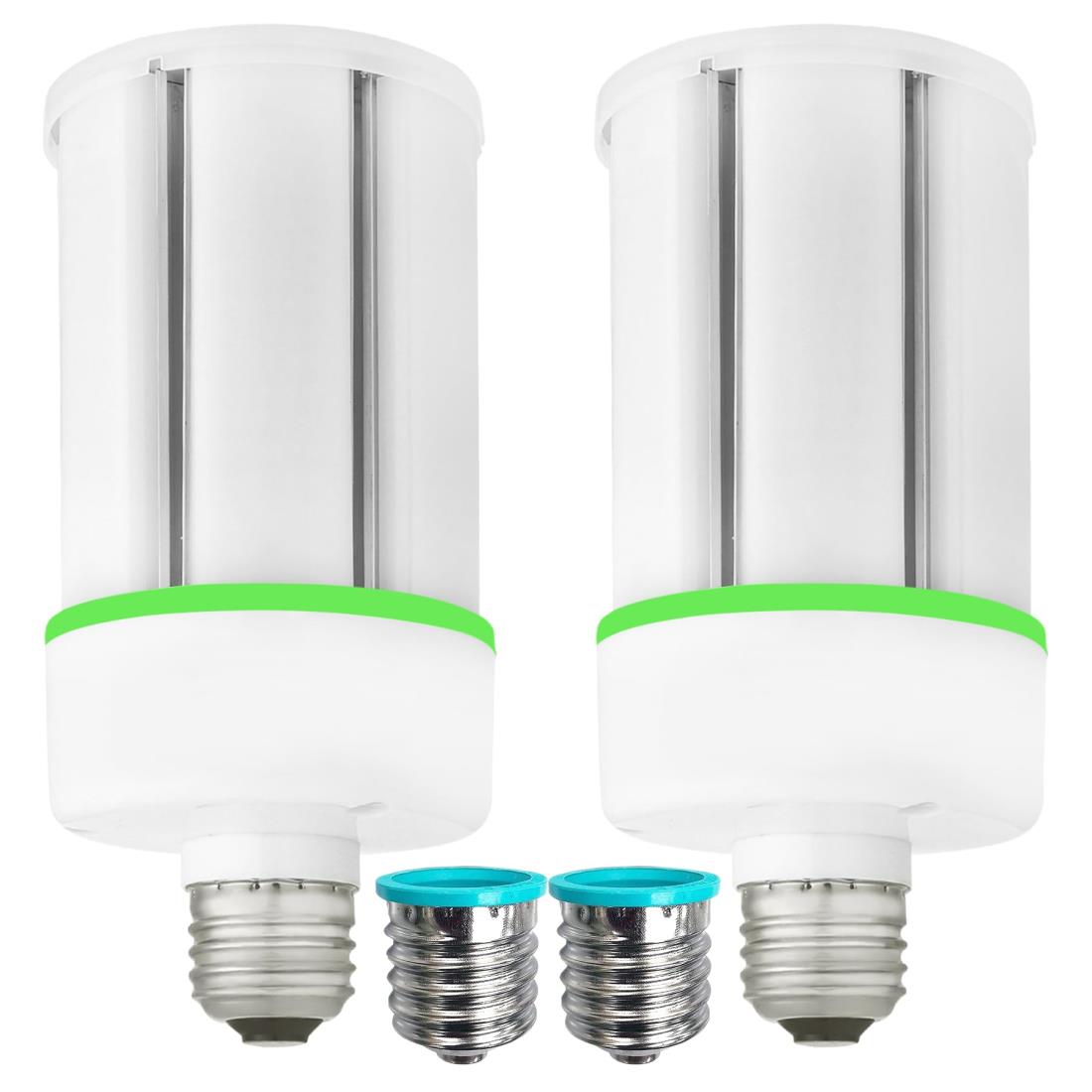 FWAYTECH LED白熱電球 E26 白熱電球色 E39口金後ばらい 36W 4800LM 超軽さ印字機 2700K LED街燈 LED玉蜀黍照明ランプ 200W-250Wマーキュリー灯/マーキュリー照明ランプ好いかげんに 街燈 表どおり灯 運動場灯 部屋の入り口灯 IP64雨合羽防塵 2個仕かける (白熱電球色, 36W(霧氷型)) ライト・照明器具-LED電球