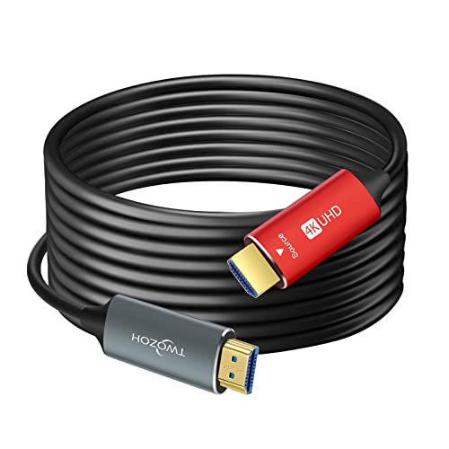 楽天市場】【送料無料】Twozoh HDMI 光ファイバーケーブル 100M 4K
