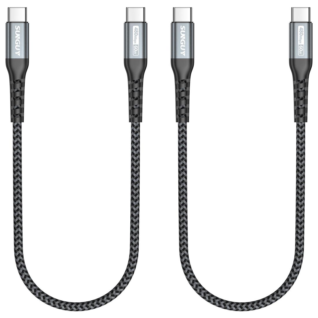 SUNGUY ケーブル PD対応 60W急速充電 USB-C & USB-C Amazon.co.jp: SUNGUY USB Type C ケーブル 0.4Mから1Mまで
