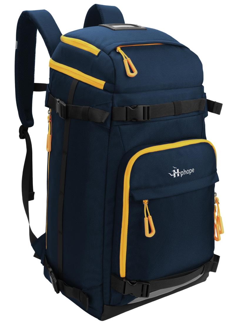 HP HOPE 70L スキーブーツバッグ、ヘル メットバッグ、ジャケット、ゴーグル、手袋、ナイロン耐久性のあるスキーブーツ旅行バックパック防水完全パッド入り