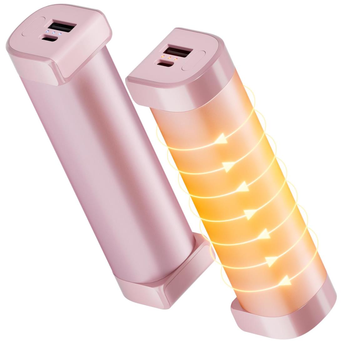 YUSIDO 充電式カイロ 電子カイロ 3S急速発熱 モバイル バッテリー機能付き 10000mAh 大容量 最大14時間連続使用可 3段階温度調節 電気カイロ 寒さ対策 超軽量 ハンドウォーマー 急速充電 1台2役 USB充電式 カイロ 防寒グッズ マグネット 分離式 持ち運びやすい 寒さ対策 旅行