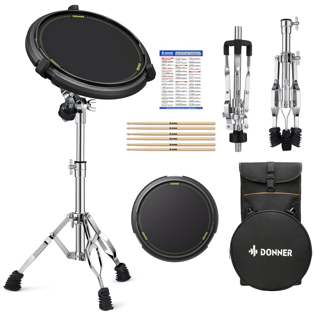 EVANSバスドラム練習用パッド、Roland防振マット　セット EVANSバスドラム練習用パッド、Roland防振マット セット