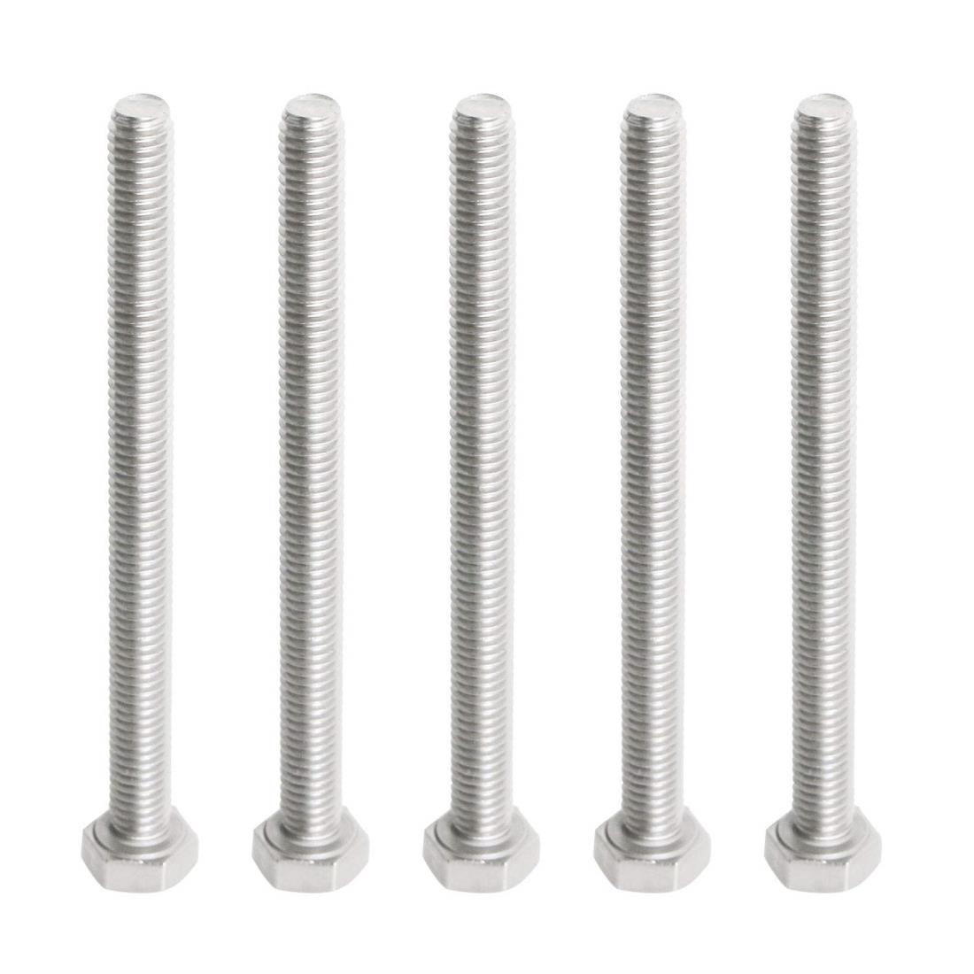 【楽天市場】Aopin M6 x 80mm 六角ボルトネジグレード 5.8 ステンレス鋼、ファスナー完全に機械ねじ込み SUS304 5 個 ...