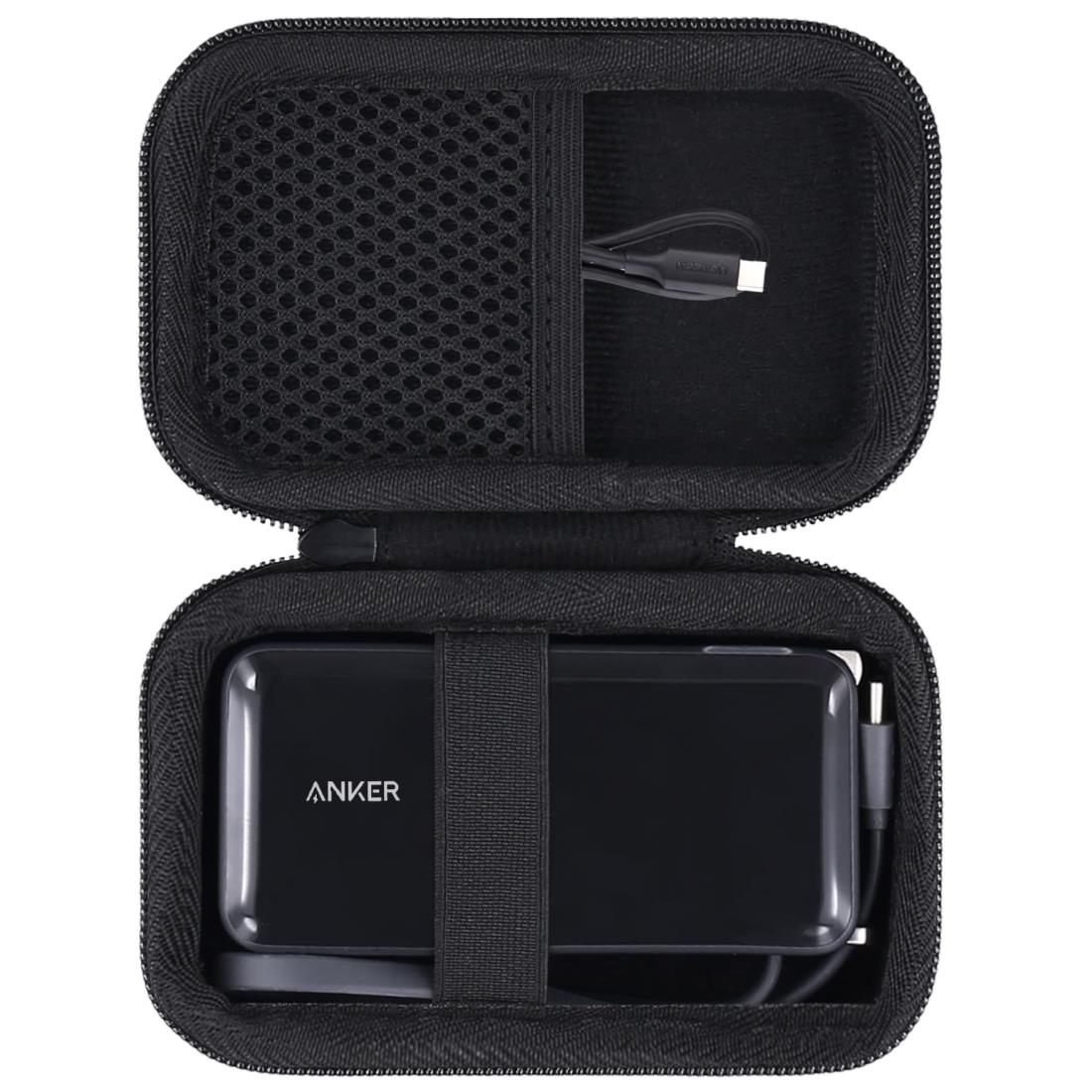 モバイルバッテリーAnker Power Bank ケース付き10000mAh Amazon.co.jp: 【Khanka 収納ケース】アンカー Anker MagGo