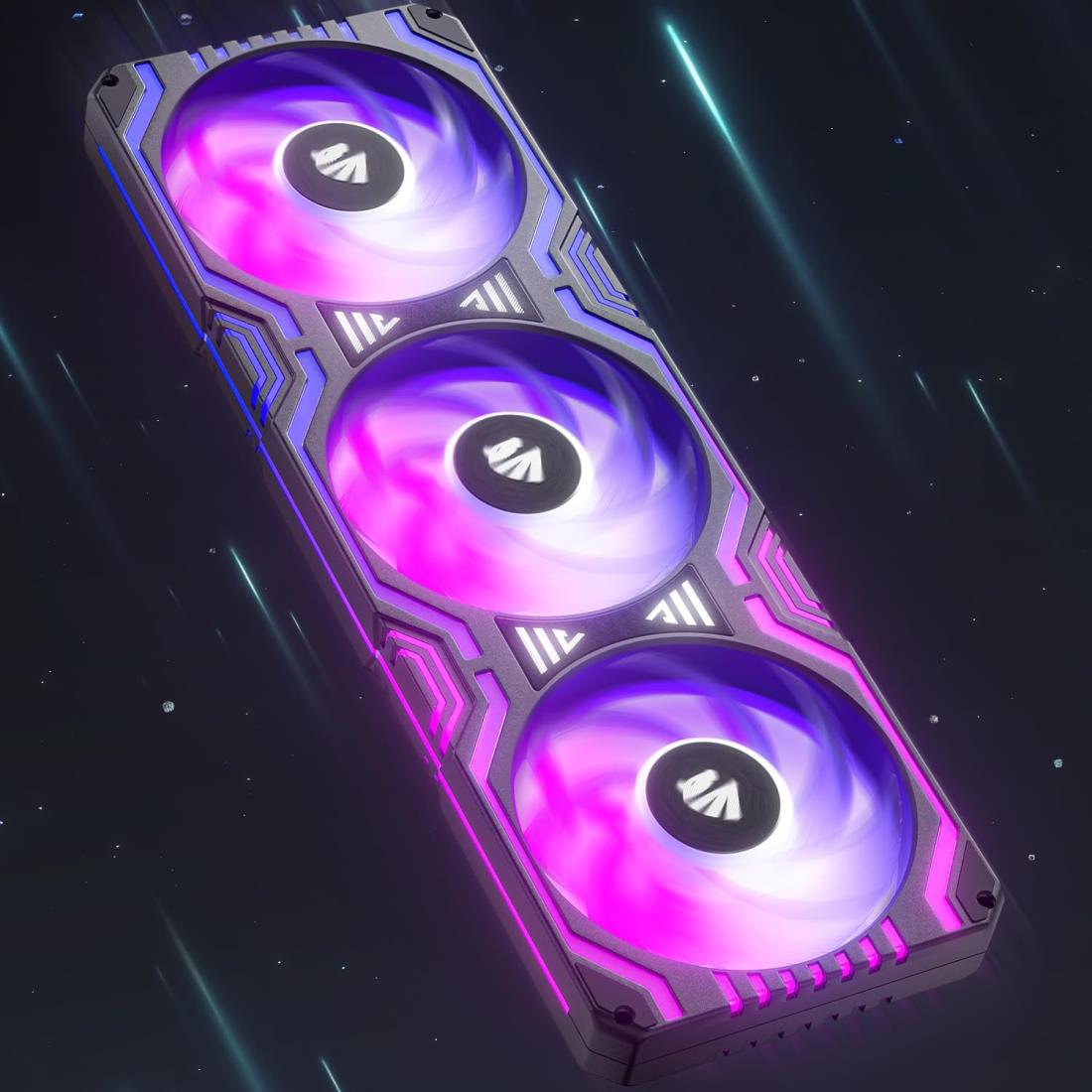 楽天市場】AsiaHorse PCケースファン 120MM 3本 1800RPM