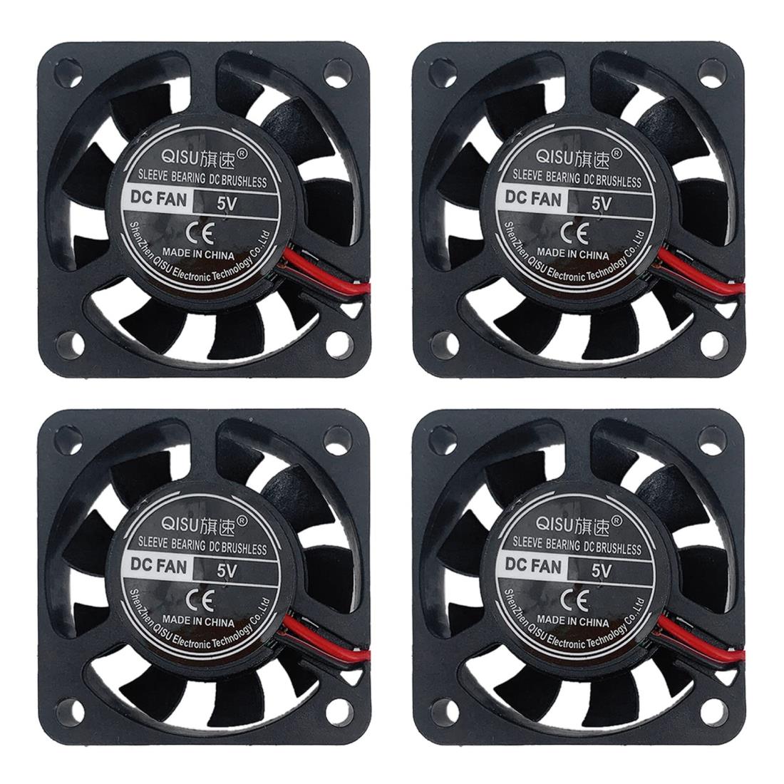 楽天市場】PENGLIN 4PCS 冷却ファン 4010 5V スリーブベアリング