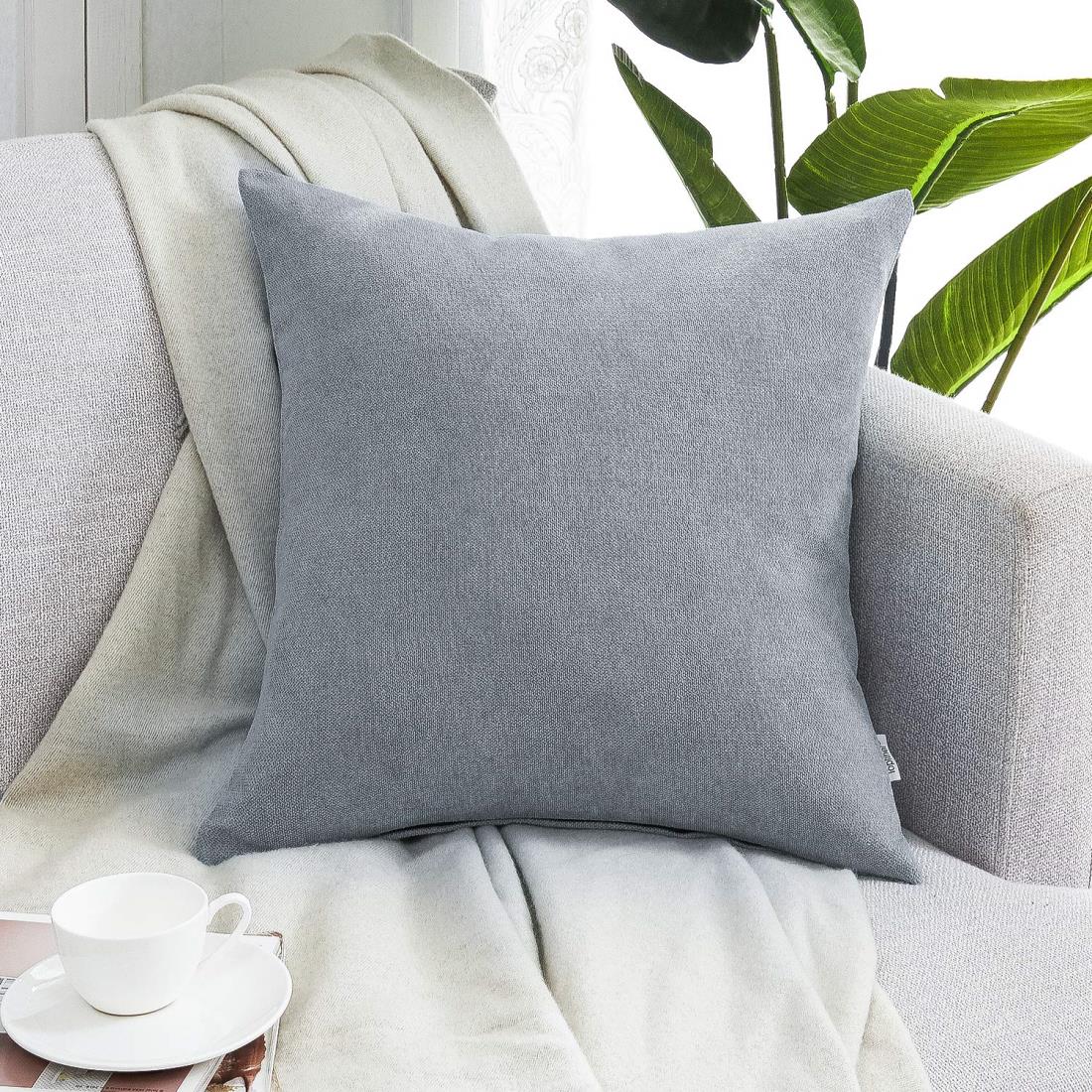 楽天市場】Topfinel クッションカバー リネンっぽい 70X70CM北欧