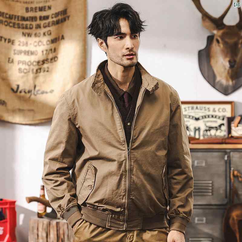 アメリカン レトロ パイロット 制服 ジャケット メンズ 秋 冬 カジュアル エグゼクティブ ジャケット メンズショート