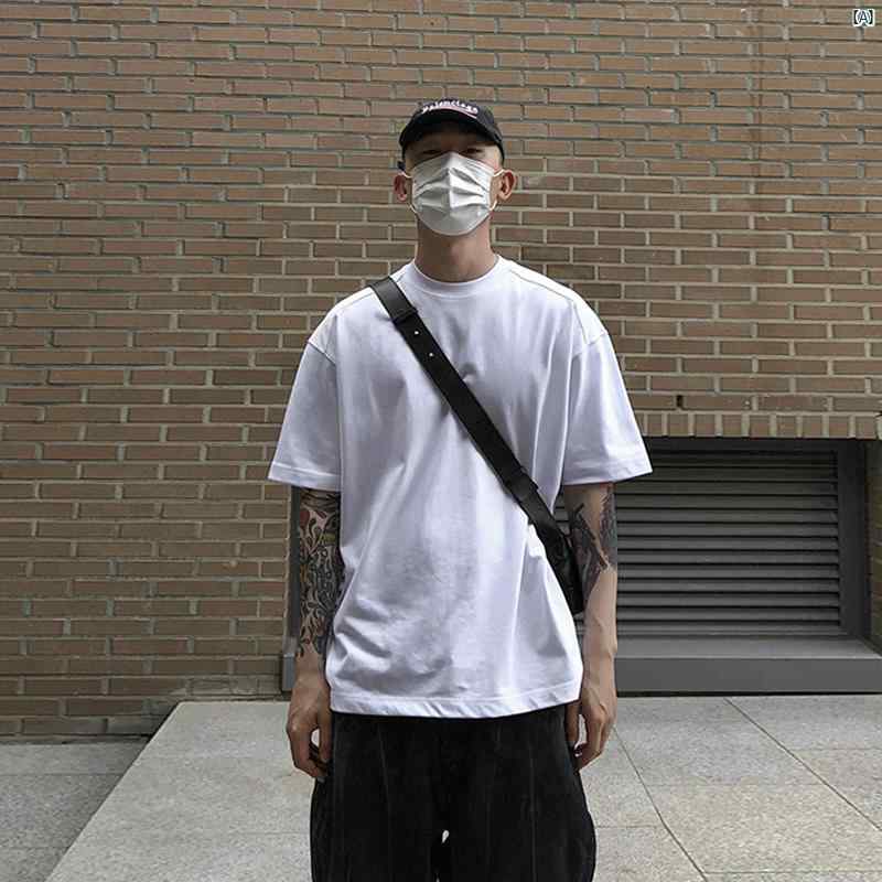 男性 メンズ 春秋 夏 コーデ ファッション オシャレ 海外風 韓国ファッション 半袖 Tシャツ 夏 ハイエンド ファッション 快適 シンプル カジュアル シャツ