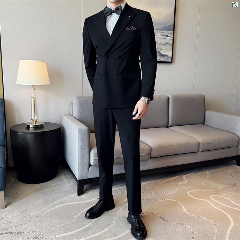成人男性 オシャレ かっこいい 心地よい メンズ スリー天下太平背広 秋 冬 朦々たる 羊毛 御前上等 商行為 フォーマル 填まる 花むこ 御芽出度 背広