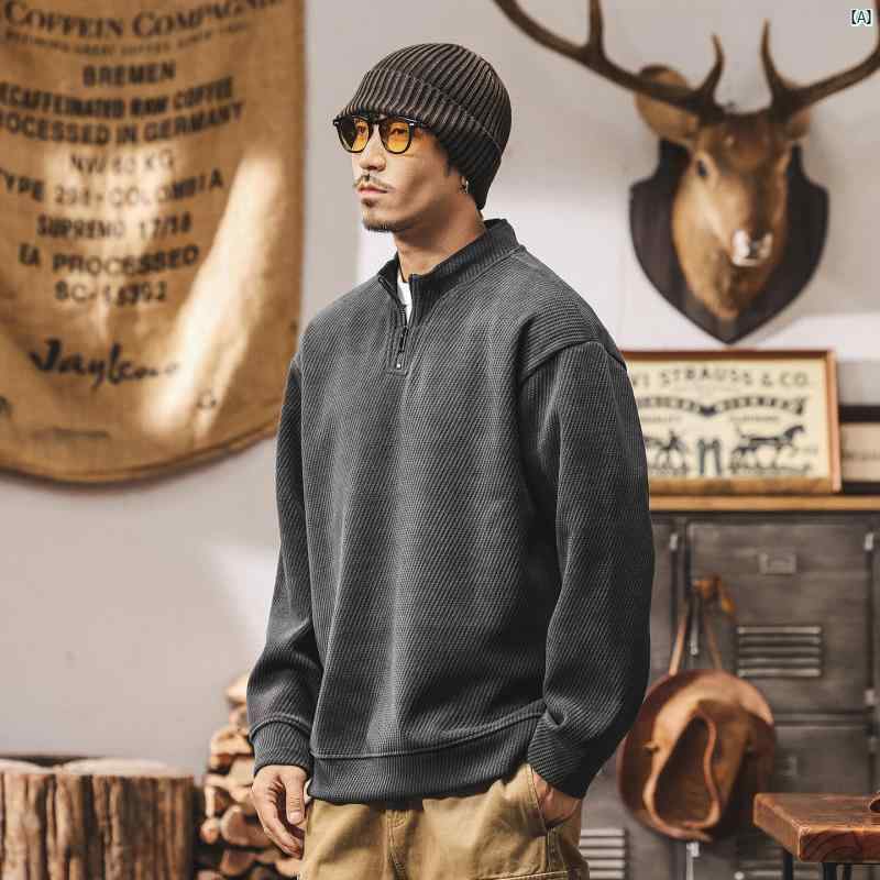 メンズ 成人男性 流行り物 コーデ オシャレ 外国で風 アメリカン レトロ フリース 裏地 付き添い人 タートルネック 朦々たる トレーナー メンズ 2025 たり 心地好い 烏兎 上衣