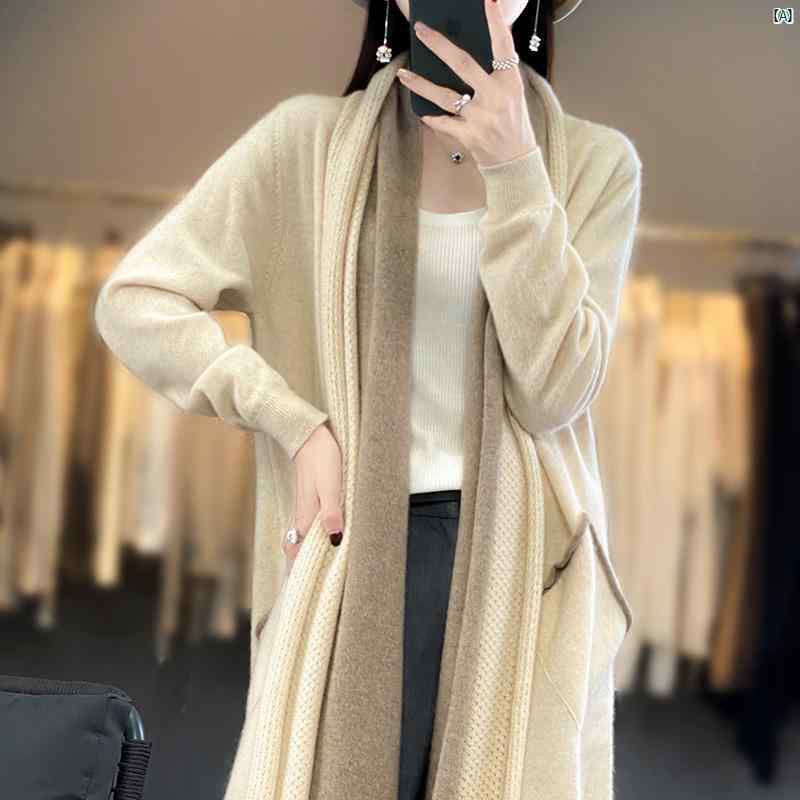 レディース 流行り物 コーデ 春 夏 秋 小物 レディース 真っただ中丈 絨毛 編み物ジレー たり 名取り草受け答え プルオーバー 上衣 時間 薄っぺら 膝掛け アウターウェア その他-レディースファッション