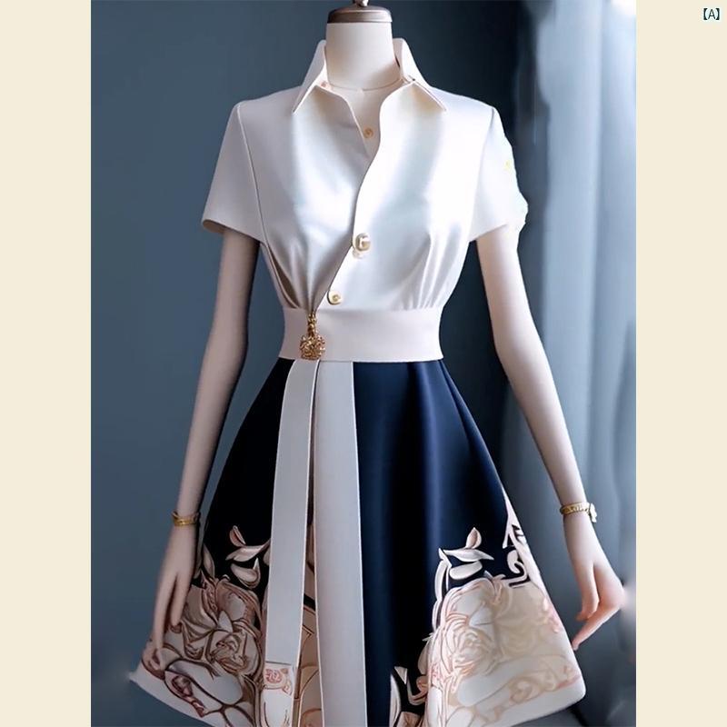 レディース ファッション コーデ 春 夏 秋 中華風 レディース ホワイト シャツ アセテート ドレス 小柄 香り プロ スーツ サマー
