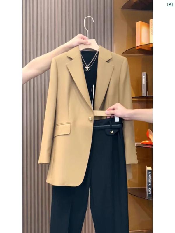 レディース　ファッション　コーデ　春　夏　春秋服 新 小柄 フレグランス トップ ハイエンド ストリート カジュアル ファッション レディーススーツ ジャケット レディース