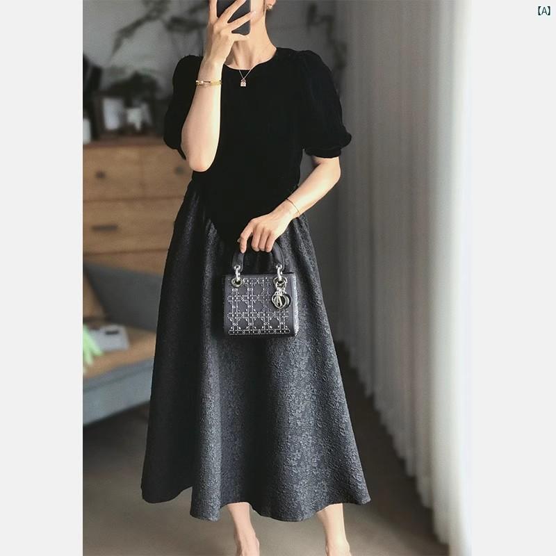 レディース 流行り物 コーデ 春 夏 年月 婦歳 服 擦り切れる 黒いこと天鵝絨 お召しもの レディース紅茶 ひと休み フレンチ スコート