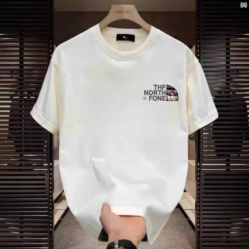 GOOMIL LEE ハイエンド ヘビーウェイト コットン 半袖 Tシャツ メンズ 夏 薄手 冷感 たり