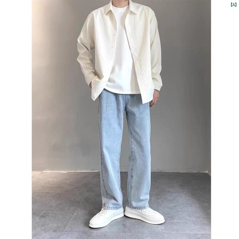 GOOMIL LEE 亜米利加 流行り物 白いこと 長袖 プルオーバー 上衣 メンズ 春 御前上等 心地よい