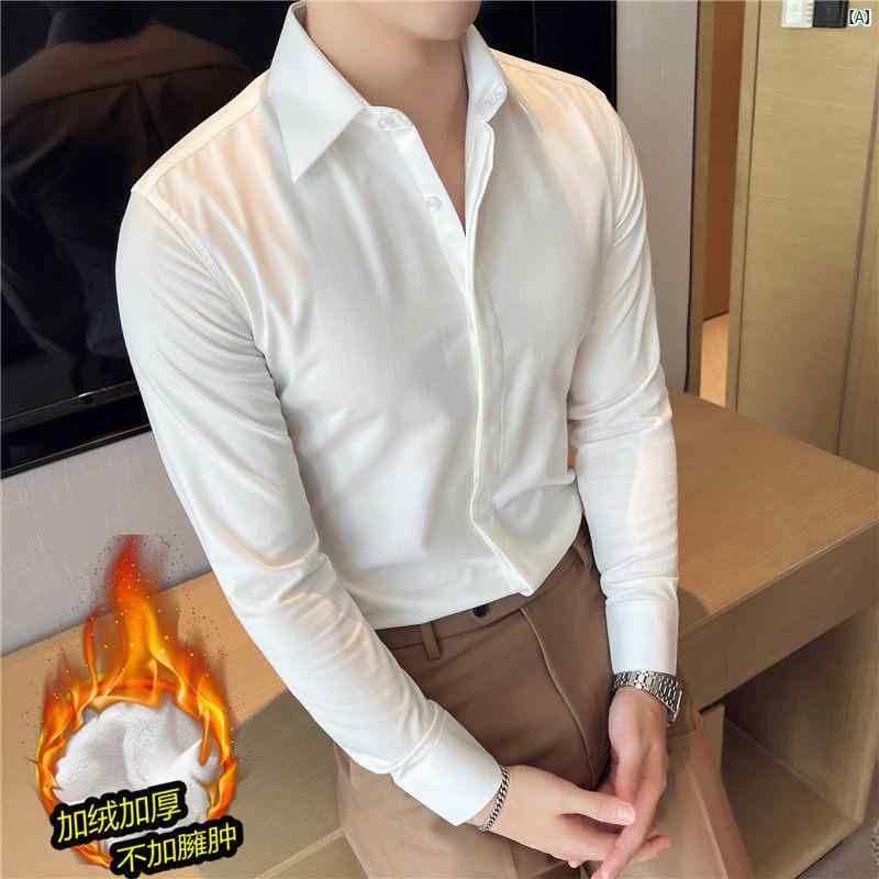 成人男性 オシャレ かっこいい 心地好い 秋 冬 メンズ 朦々たる 天鵞絨 うす暗い 鶏冠 尖った 色つや プルオーバー 長袖 か細い 商行為