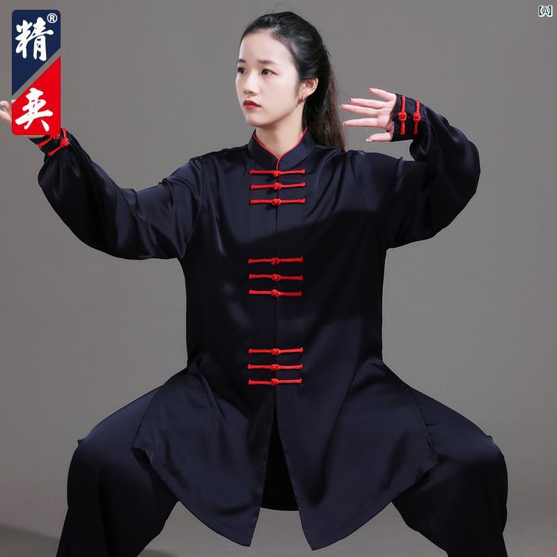 Jingyi 太極拳 背広 レディース 雅びやか 色合い 読み合わせる 成人男性 武道 引きくらべる 演奏 年月