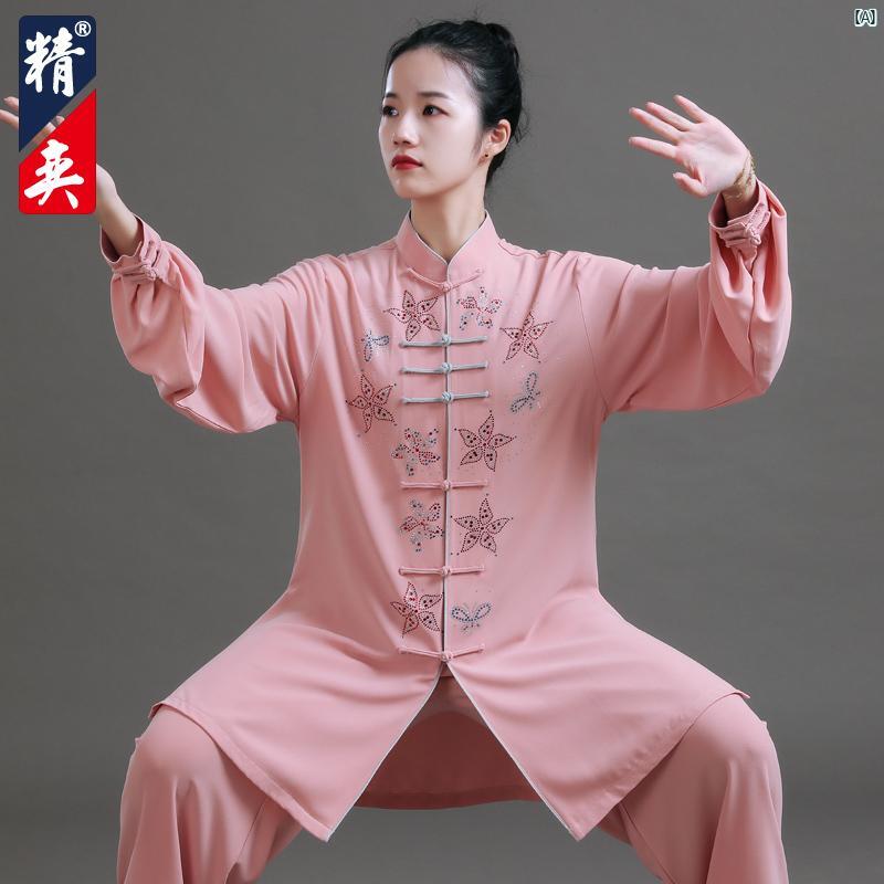 レディース Jingyi 太極拳 背広 成人男性用 熱っぽい 八 ドゥアン ジン 読み合わせる 年月 武術 演奏 形づくる