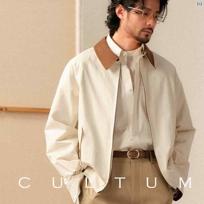 男女 大きさ 軽さ 着心地 CULTUM 綿織物 コール天 ハリントン g 9 上衣 メンズ