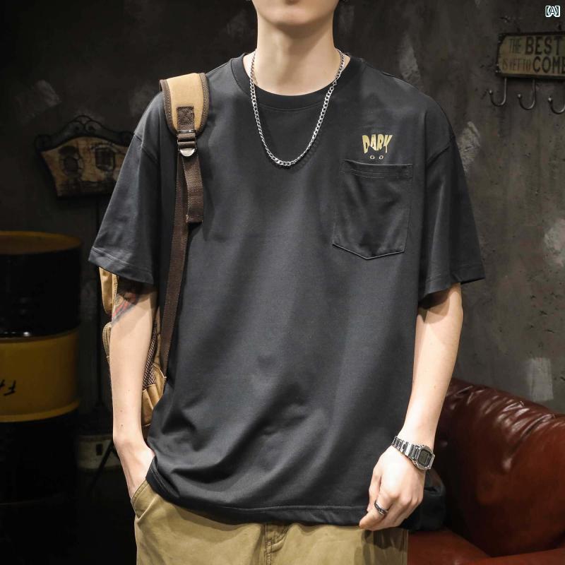 メンズ　ファッショオン　オシャレ　カジュアル　男性 アメリカ ストリート ラウンドネック 半袖 Tシャツ たり 大きいサイズ プリント 夏 肌 優しい 七分袖 6,196円