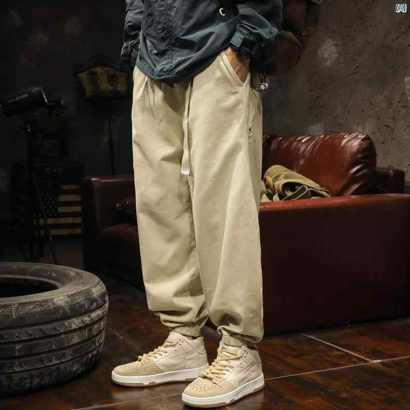 メンズ　ファッショオン　オシャレ　カジュアル　男性 厚手 コットン パンツ 男性用 春秋 たり 大きいサイズ キャロット レッグ オーバー オール 8,468円