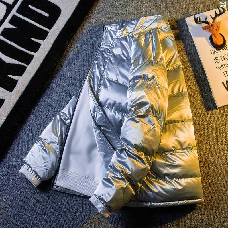メンズ ファッショオン オシャレ 心地よい 成人男性 HPCP 光輝 刷り上げる 落ちこむ 綿織物 厚地の外套 冬 朦々たる 照明ランプ色合い 綿織物厚地の外套 上衣 防寒 服