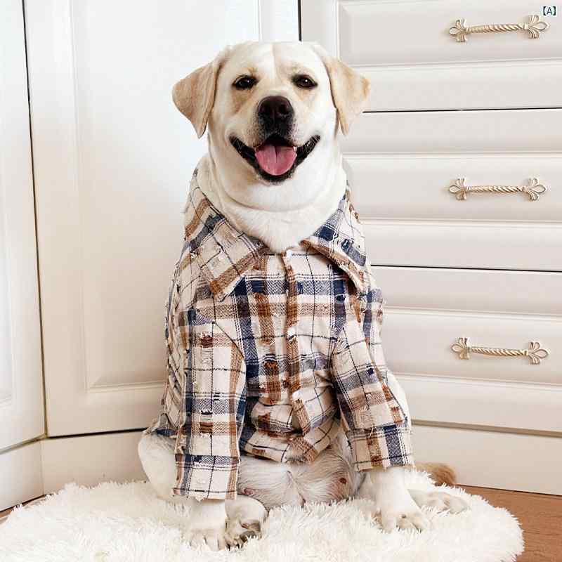 大型 犬 服 シャツ ラブラドール ゴールデンレトリバー 春秋服 有名