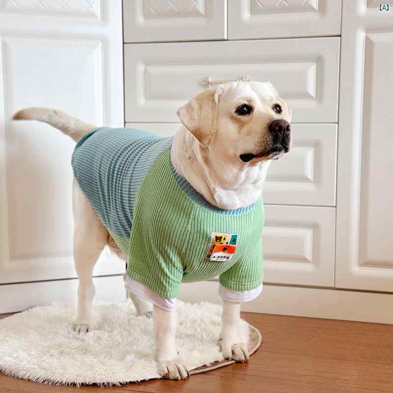 大型 犬用 犬 服 春秋 薄手 ラブラドール ゴールデンレトリバー ニット ネット 有名