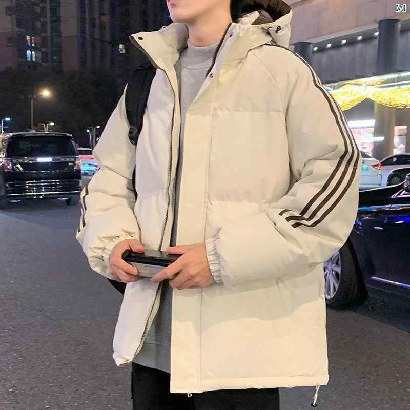メンズ 流行り物 心地好い 冬 韓国 押し出し 似つかわしい 防寒 性 防風性 生あたたかい 青少年 綿織物 服 ハイエンド たり 上衣
